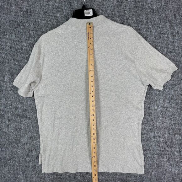 Ralph Lauren Shirt Mens Extra Large Gray Polo Business Casual Preppy Vintage 90s - Picture 8 of 10